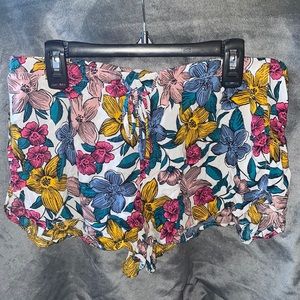 Floral Pattered Shorts